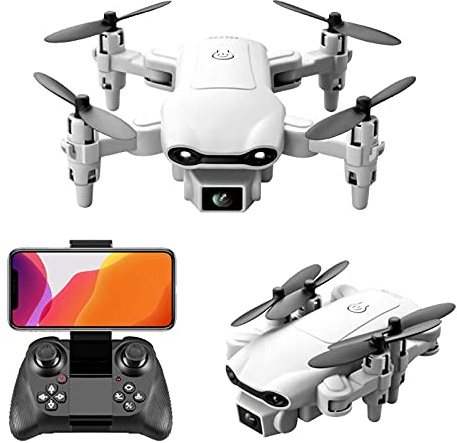 Mini WiFi FPV Aviones no tripulados aéreos con cámara Dual 4K Aviones no tripulados aéreos con Gafas VR Aviones no tripulados aéreos Plegables Cuadricóptero Gesto Foto una tecla para regresar a casa
