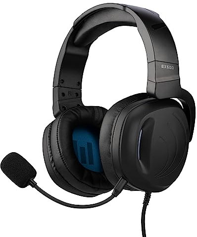 indeca BUSINESS Cascos Gamer GX500 | Headset Gaming: Auriculares ergonómicos con Sonido estéreo y micrófono | Cable de 1 Metro con Entrada Universal de 3.5mm