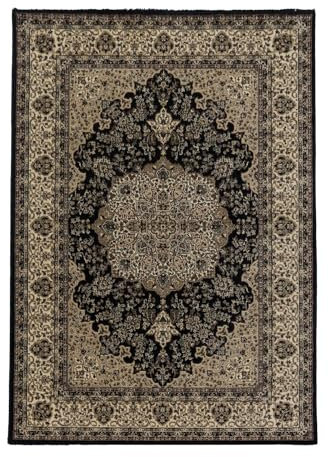 Orient Teppich Kasara rechteckig, Farbe: Schwarz, Größe:240x340 cm
