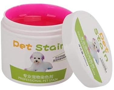 Tierhaarfärbemittel, 100 ml, modische Tierpflege, Haustierhaarfarbe, einfach zu verwenden, helle Farbe, Tierhaarfärbemittel, Pflanzenextrakt für Hunde