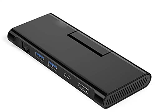 Hub USB-C tipo C a USB 3.0 tipo C HDMI compatible con RJ45 RJ45 4K Video USB 3.1 HUB con soporte