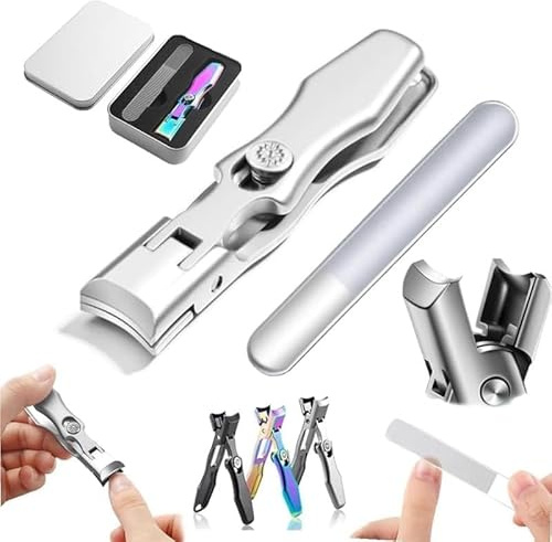 Luxgrip Coupe-ongles d'orteil allemand – Ultra tranchant en acier inoxydable, coupe-ongles professionnel pour personnes âgées