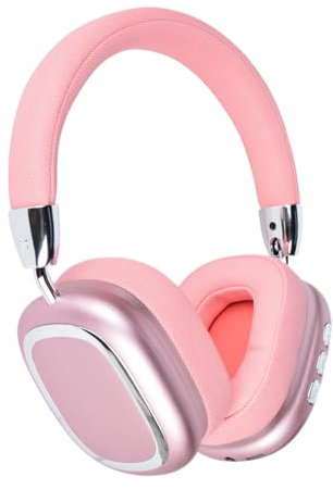 Générique Wireless Over Ear Headphones, Noise Canceling Headset, Ergonomic Design, Rechargeable Battery, Black, for Workout, Commuting, Daily Activities, Working