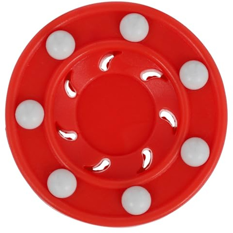 Toddmomy Rollhockey Puck Stoßfester Spielpuck Für Rollhockey-Training Und Wettkampf Für Street Hockey Auf Glatten Innen- Und Außenflächen 7.50 X 7.50 X 3.00 cm