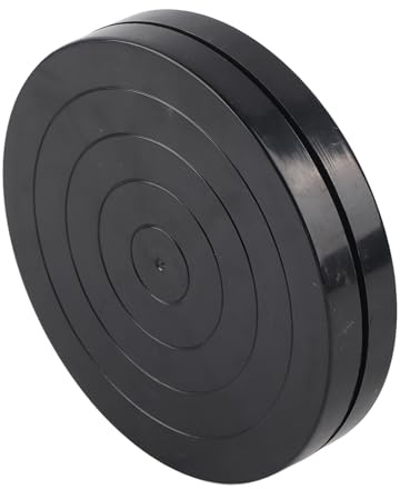 Töpferscheibe manuell, Doppelseitige Drehplatte für Keramik & Ton, Skulptur-Drehteller für Modellierarbeiten, Handarbeit, 2 Größen (11,5 cm & 17,8 cm)