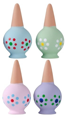 Bolas De Riego para Plantas De Interior - Picos De Auto-Riego Dispositivos Plantas | 4 Piezas Estacas Regadoras Automáticas con Púas Decorativas para Insertar, para Macetas de Jardín y Plantas en