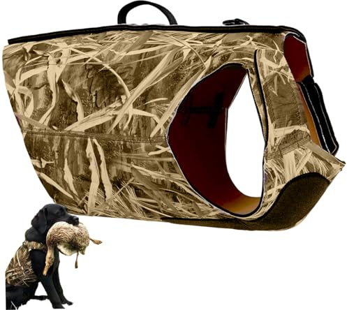 Dog Hunting Vest, Insulated Comfort Dog Vest with Handle Camouflage Hunting Accessories for Outdoor
