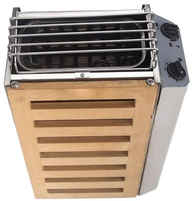 Dampfduschengenerator, Saunaofen aus Edelstahl, interne Steuerung, Typ Edelstahl-Saunaofen, Heizgerät for Saunaräume für Badezimmer(3K)