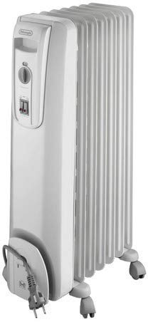 RADIATEUR ELECTRIQUE BAIN D'HUILE SUR ROULETTES MOBILE 1500W CHAMBRE SALON OU SALLE DE BAIN - DéLonghi