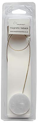 Easyblinds Magnetischer Vorhang-Raffhalter, cremefarben