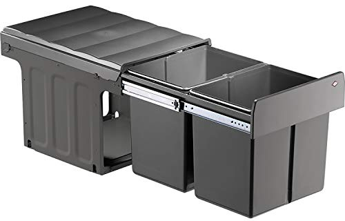 WESCO Abfall-Sammler Profiline DoubleMaster 40DT | anthrazit/oriongrau