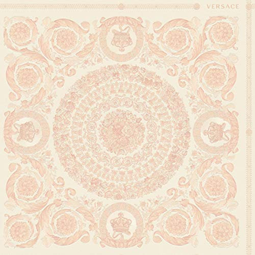 Papier peint baroque Tapisserie baroque Papier peint intissé Métallique Rose 370556 | Papier peint pas cher