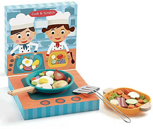 DJECO - Imitation Cook & Scratch Kits für Küche und Backen, Mehrfarbig (35502)