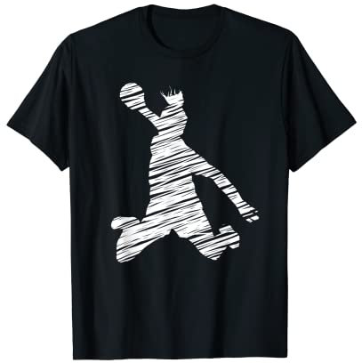 Handball Spieler Designs für Frauen und Handball Fans T-Shirt