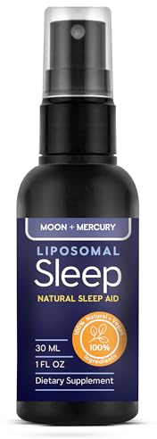 Moon + Mercury Sleep Mouth Spray - Dietary Supplement - Sleep Supplement - Sleep Support for Deep Restful Sleep - 1 fl oz
