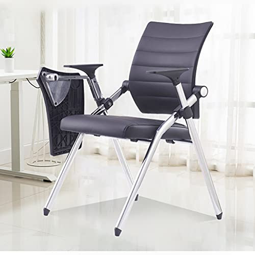 Konferenztisch aus hochwertigem Leder für Klassenzimmer, Büro und Camping, Schwarz