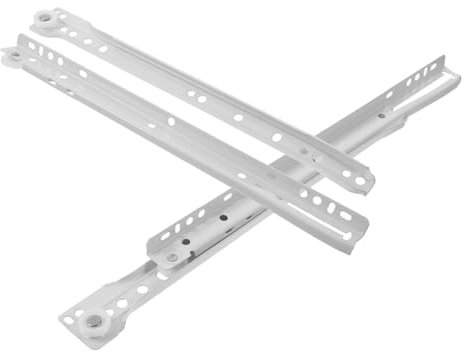 KONTONTY 2 Sets Keyboard Tray Slide-Out Cabinet Slides Bearing Extension Drawer Rails 12-inch 30cm for Office Desk Under Desk Keyboard Tray