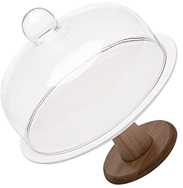 MOTHNUR 1set Copertura Per Torta e Snack Con Base Piatto Per Dessert e Pane Design Elegante e Pratico Per Feste e Celebrazioni Totale Piatto Facile Da Usare e Trasportare