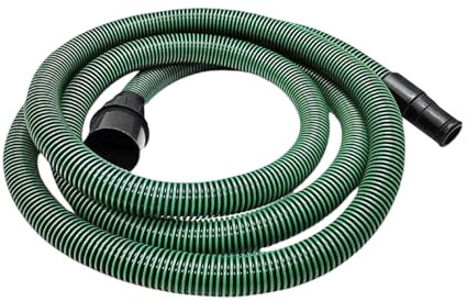 Manguera de extracción de polvo de 5 m, compatible con manguera de aspiradora D27 (diámetro de 35 mm) para lijadoras y aspiradoras CT 26/36/48, CT 15/25, CT MINI y CT MIDI a partir de