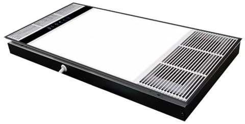 Ultra-thin 4 cm Ceiling-mounted Exhaust Fan with Light, 5-in-1 Bathroom Heater And Ventilation Function