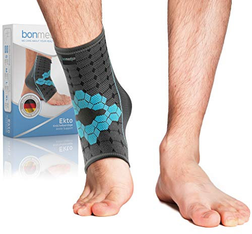 bonmedico Chevillère Ekto - Protège Cheville Compressif Homme/Femme - Chevillère De Maintien Sport, M