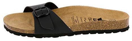 Lico BIOLINE ONCE Damen Pantoletten, Schwarz, 37 EU