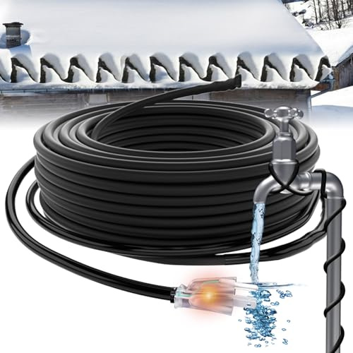 HEATIT JHSF1 Self Regulating ROOF & Gutter DE-Icing Pre-Assembled Heating Cable 100-feet 120V