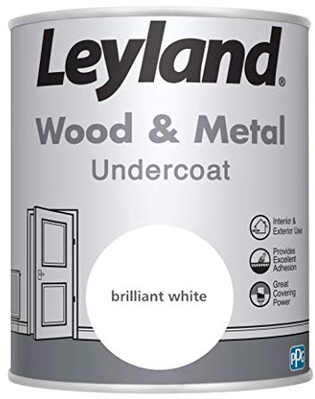 Leyland - Quick Dry Satin Wood & Metal Paint - Brilliant White - 750ml | Satin Finish, Suitable for Interior & Exterior Wood & Metal, Non Yellowing, Low Odour