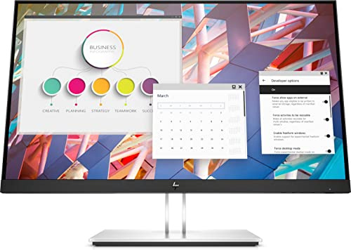 HP E24 G4 60,5 cm (23.8 ) 1920 x 1080 Pixel Full HD Silber [Energieklasse D] (9VF99A3)