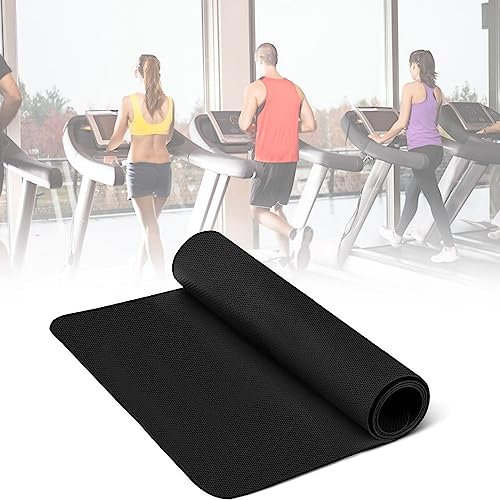 WORDFUN Noise Reduction/Anti Vibration Treadmill Mat, Exercise Equipment Mat, Wear Resistant, Multifunctional Protective Floor Mat, For Treadmill/Rowing Machine/Bike Equipment Mat
