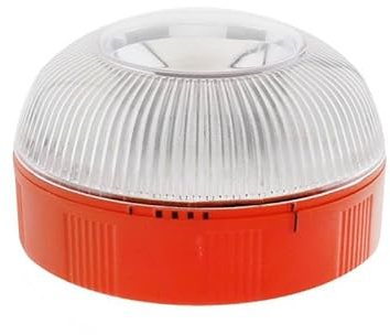 LEDBOX Pack 4 x Luz de Emergencia V16 + Linterna para Vehículos, Base Magnética., Blanco frío