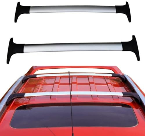 JCVT 2 Stück Auto Dachgepäckträger für Ford Ecosport 2013 2014 2015 2016 2018 2019 2017 2020, Aluminium Querträger Lastenträger GepäCktransport Zubehör