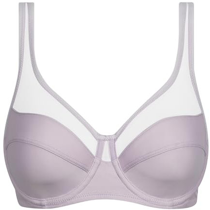 DIM Soutien-Gorge Femme avec Armatures Generous Classique x1 Soutien-Gorge, Violet Grise, 90B