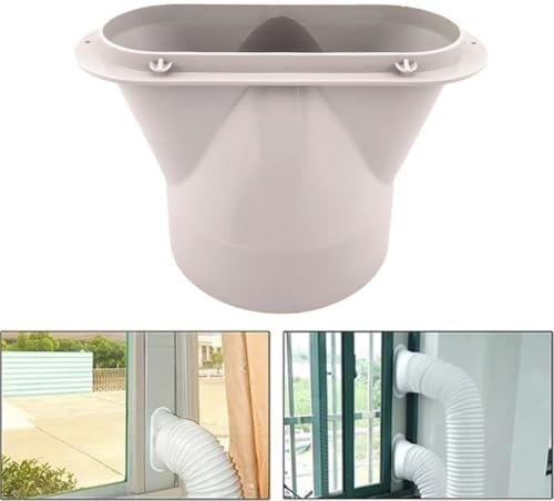 Klimaanlagen-Adapter für 13 cm Abluftschlauch, Kunststoffmaterial, kompatibel mit mehreren Modellen
