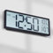 Mee 2ou Digital Wall Clock Battery Operated, 15 Digital Clock Large Display With Date And Day Of Week, Large Number With Temperature, Auto DST, Alarm, Snooze, 12/24-hour For Desk Office