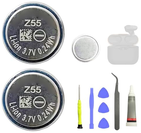 Nuovi aggiornamenti nel 2024 2 batterie sostitutive Aousavo Z55 compatibili con WF-1000XM3 WF-1000X WF-XB700 WF-SP700N WF-SP900 Wireless Earphones Bluetooth Headphones Series (2 pezzi) Z55