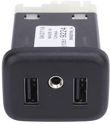 CHICIRIS Puerto USB Conector Auxiliar Adaptador de Entrada Auxiliar Interfaz de Puerto USB Adaptador de Conector para el Nuevo Regal VELITE5 Verano Envision GL8S