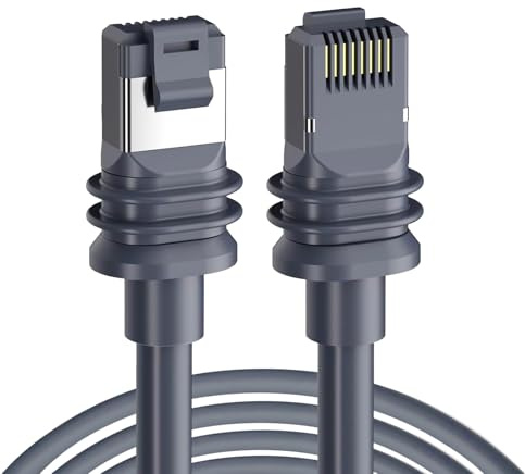 YWNYT Starlink Gen 3 Cable, 10M/23M/30M/46M Starlink Cable for Starlink Gen 3, Replacement Standard V3 Cable Extension Waterproof Outdoor Ethernet Cable for Starlink Rectangular Satellite V3 (10M)