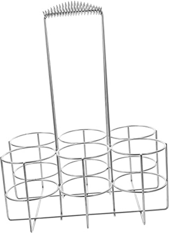 Gatuida Cestello Portabirra in Metallo Portabottiglie Di Birra e Vino Organizer Portatile Per Birra Cassa Per Conservazione Utile Per Feste e Uso Quotidiano