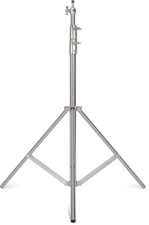 Trépied à Pression d'air de 290 cm, supportant 10 kg for Appareil Photo, Support d'éclairage en Acier Inoxydable for éclairage annulaire en Direct et Photographie Douce(1 Tripod)