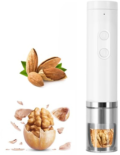 Máquina eléctrica para cascanueces – Herramienta multifuncional portátil para nueces, nueces, avellanas, almendras y nueces de Brasil