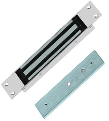 280kg Serrure Magnétique Électromagnétique DC 12V – YAVIS Serrure Électrique Haute Puissance Étanche pour Contrôle d’Accès, Digicode Porte, Badge/RFID, Portes Métal/Bois/Verre, Electro Aimant Porte
