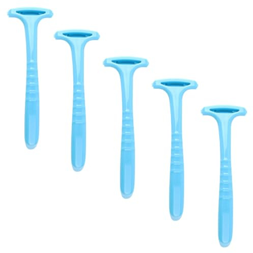Raspa per Piedi e Talloni 5 Pezzi Pp Blu, Taglierina Calli | Uso Domestico e Professionale, Lame in Acciaio, Compatta e Leggera, per Pedicure e Rifinitura Quotidiana