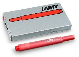 Lamy T10 Tintenpatronen 5er Pack (rot)