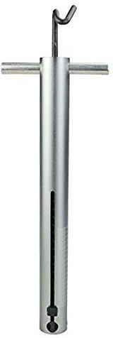 SHARROW Bogenwaage Zuggewichts Messung Mechanische Feder Bogenwaage 15lbs-100lbs Mess Gerät Bogen Scale Hängewaage für Bogenschießen Bogensport (Silber)