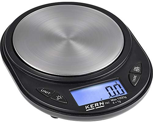 Kern & Sohn Taschenwaage TGC 150-2S05 (Wägebereich: 150 g, Ablesbarkeit: 0,01 g, besonders flach gebaut, hygienisch zu reinigen, besonders schnelle Reaktions- und Einschwingzeit)