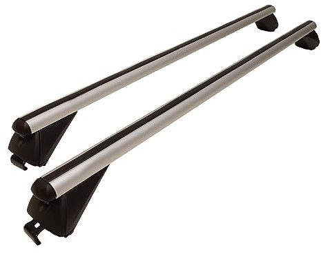 MP Essentials 1.2m Roof Bars to fit Tucson (TL) 2015 Onwards Aluminium Locking Bars for Cars with Flush Solid Running Rails