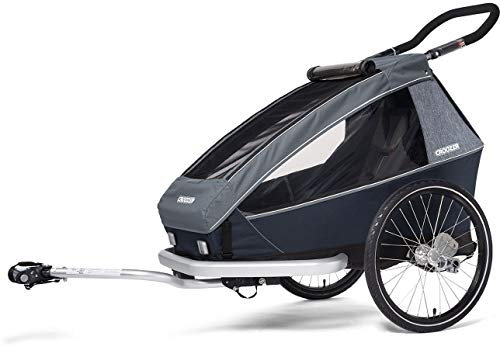 Croozer Kid Vaaya 1 Kinderanhänger Graphite Blue 2020 Fahrradanhänger