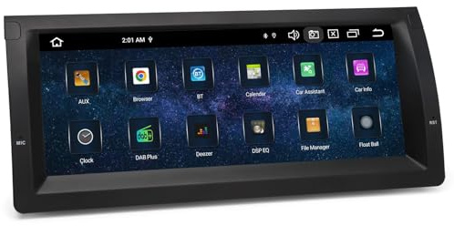 10,25 8 Core 4GB+64GB Android 16 Autoradio Carplay per BMW X5 E53 Radio | GPS Navigatore con Schermo tattile IPS Bluetooth 5.0 Canbus Android Auto DSP DAB+ OBD2