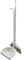 Roellgs broom and dustpan kit vertical long handle broom kit dustpan combination for household cleaning and sweeping